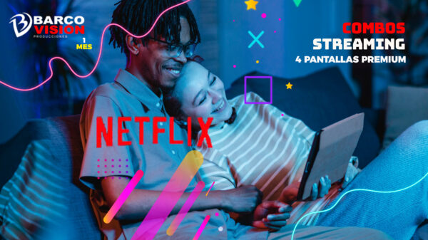 Combo Netflix 4 Pantallas