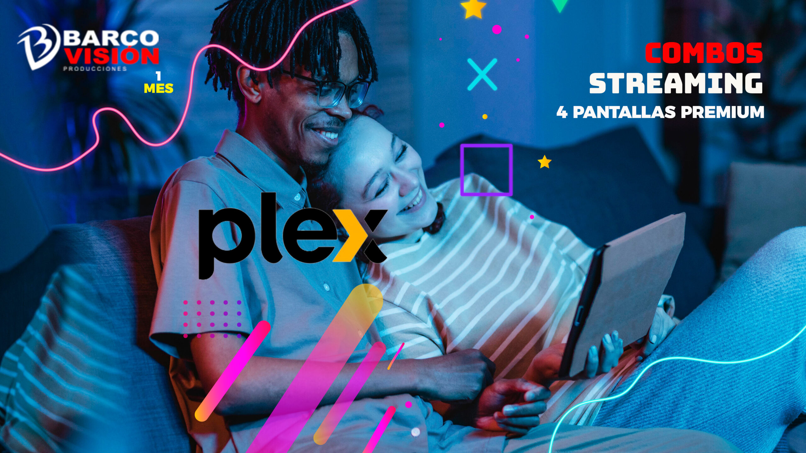 Combo Plex 4 Pantallas