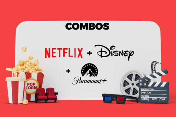Combo Netflix + Disney+ + Paramount+