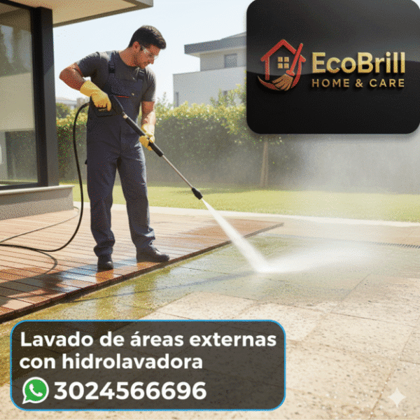 LAVADO DE PISOS CON HIDROLAVADORA